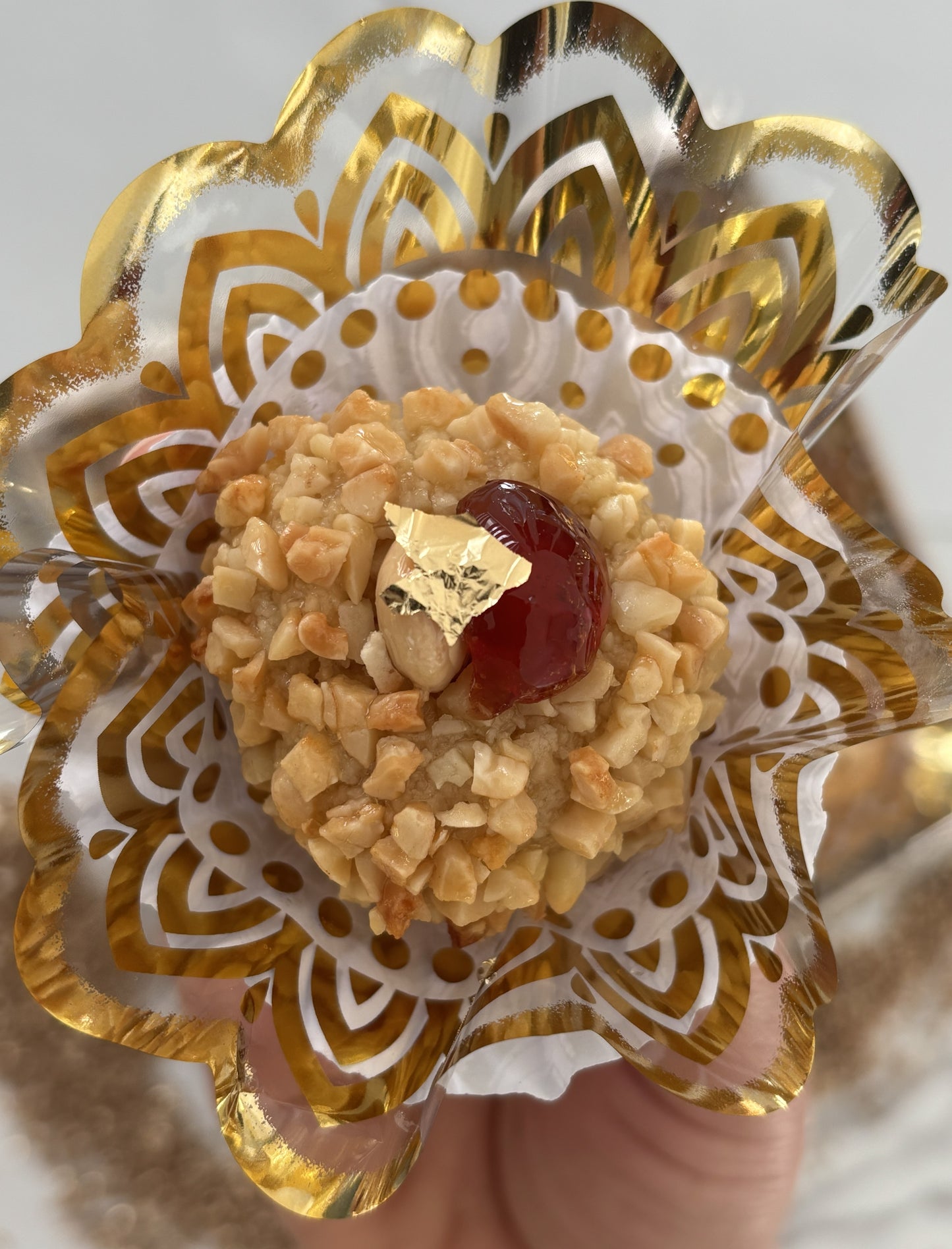 Mchewek aux amandes traditionnelle algérienne