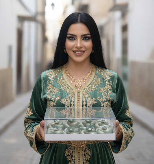 Pâtisseries algériennes artisanales présentation élégante