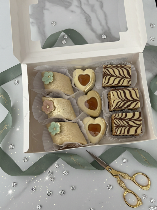 assortiment gâteaux algériens aux amandes et chocolat