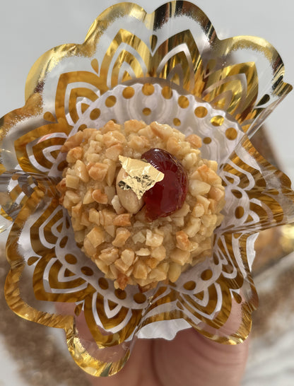 Mchewek aux amandes traditionnelle algérienne