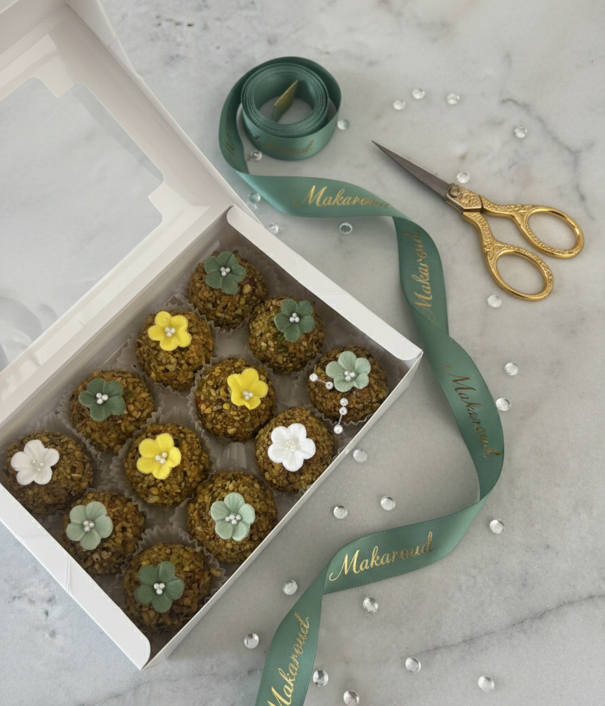 Mchewek à la pistache pâtisserie orientale algérienne